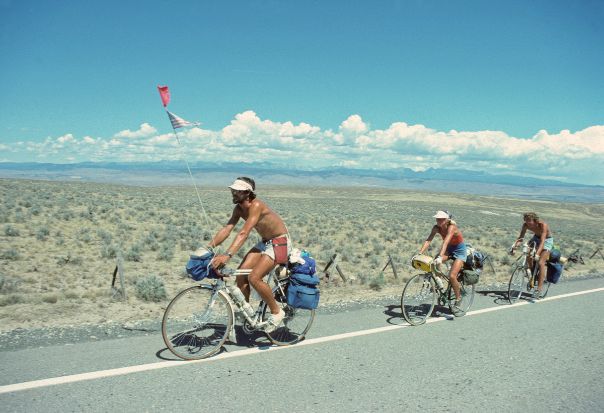 Bikecentennial cyclists photo by Bill Weir